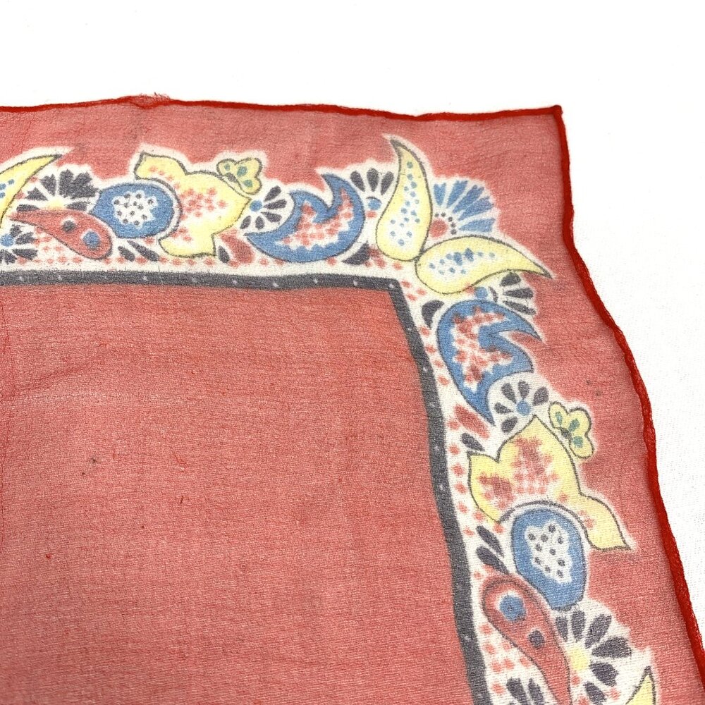 New York World's Fair Printed Silk Scarf Hankie Hanky 12 x 13" Sheer - Picture 4 of 8